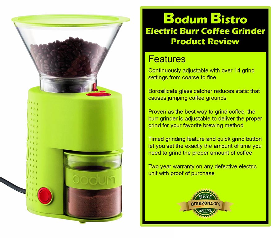 Bodum Bistro Coffee Grinder In Depth Review