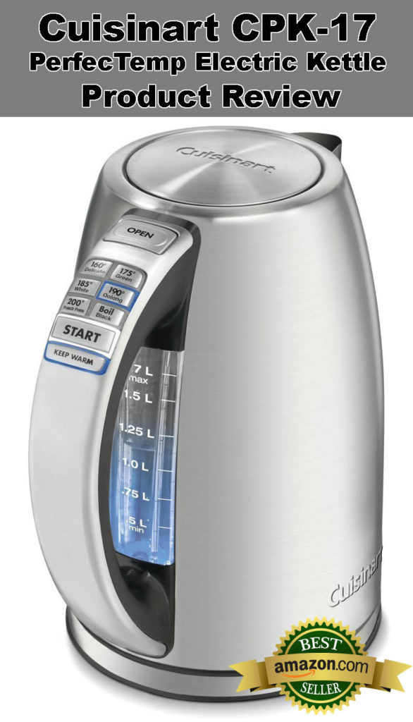 Cuisinart CPK-17 PerfecTemp 1.7-Liter Stainless Steel Cordless Electric ...