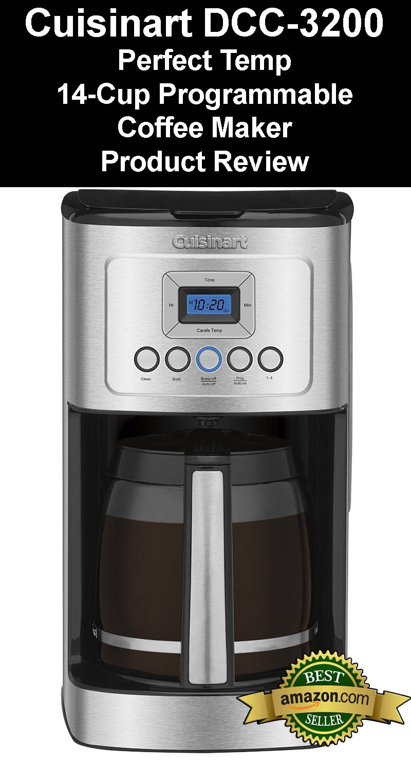 Cuisinart DCC-3200 Perfect Temp 14-Cup Programmable Coffeemaker Product ...