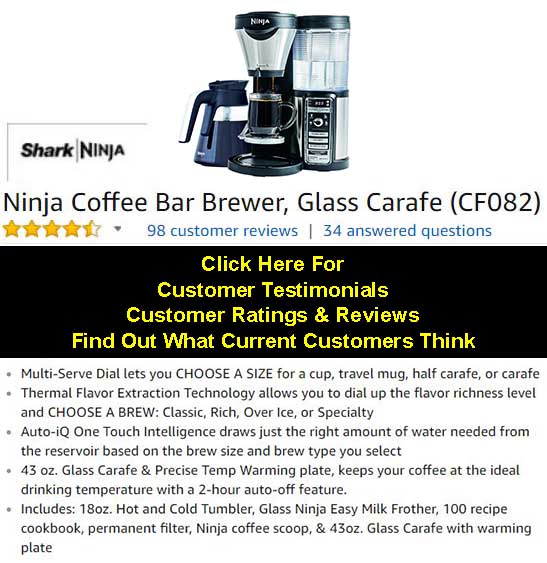 Ninja Coffee Bar Brewer, Glass Carafe (CF082) Review