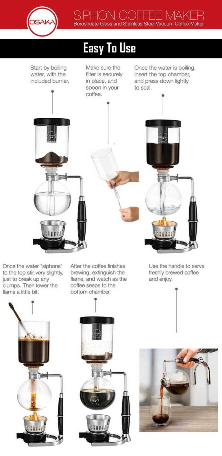 Why Osaka is the Best Vacuum Coffee Maker | Siphon Coffee Maker Review