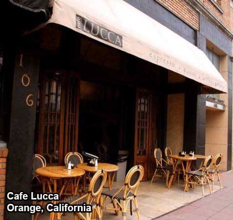 Cafe Lucca Ranked Best Coffee Shop In Orange, California